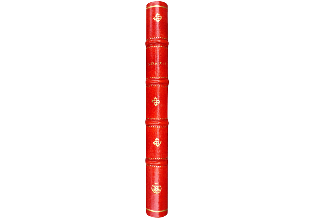 Miraculi Madonna-Gabis-Bevilaqua-Incunabula & Ancient Books-facsimile book-Vicent García Editores-9 Dust jacket spine